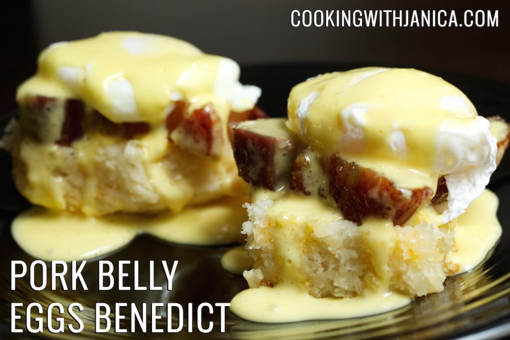 Pork Belly Eggs Benedict Recipe