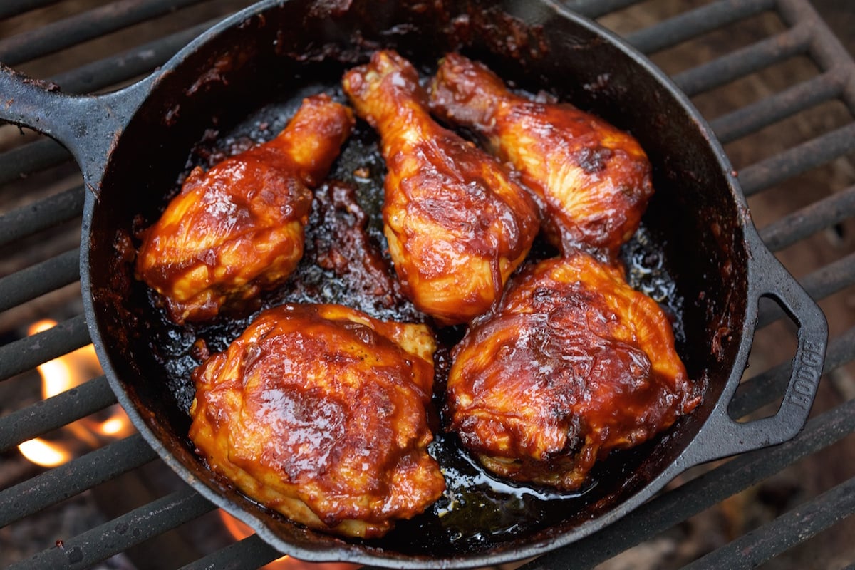 Campfire Whiskey BBQ Chicken Recipe