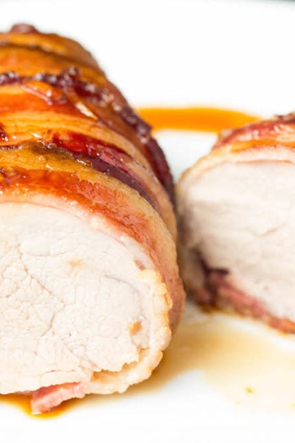 Pig On Pig: Bacon Wrapped Pork Tenderloin Recipe