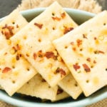 Fire Crackers are Saltine crackers seasoned with ranch and red pepper flakes