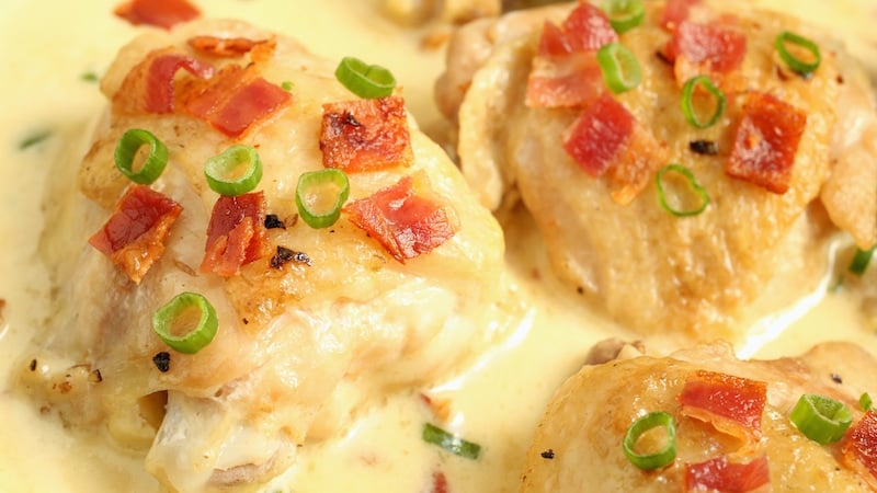 Chicken Thighs in Lemon Cream Sauce