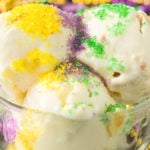 Mardi Gras Desserts: King Cake Ice Cream Recipe