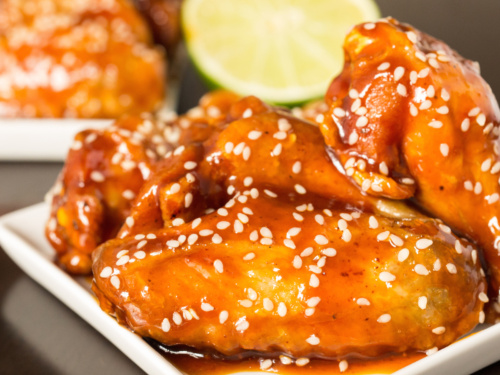 Honey Sriracha Wings
