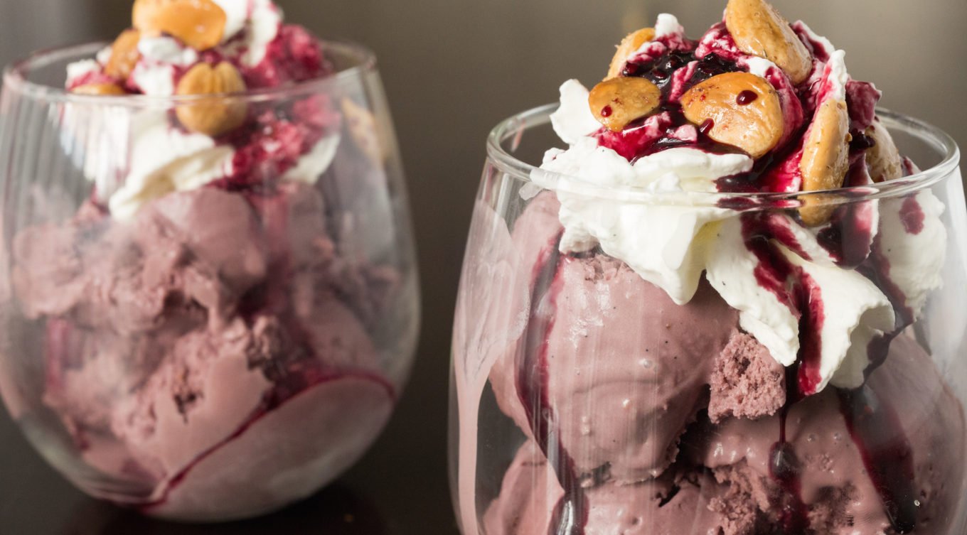 Red Wine Ice Cream Sundae Recipe