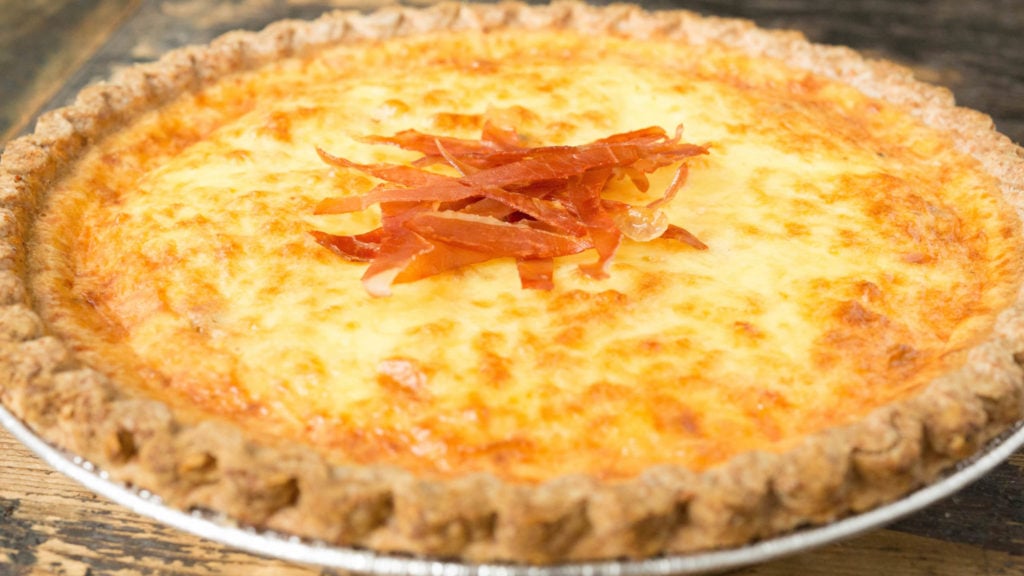 Bacon Lover's Duck Egg Quiche