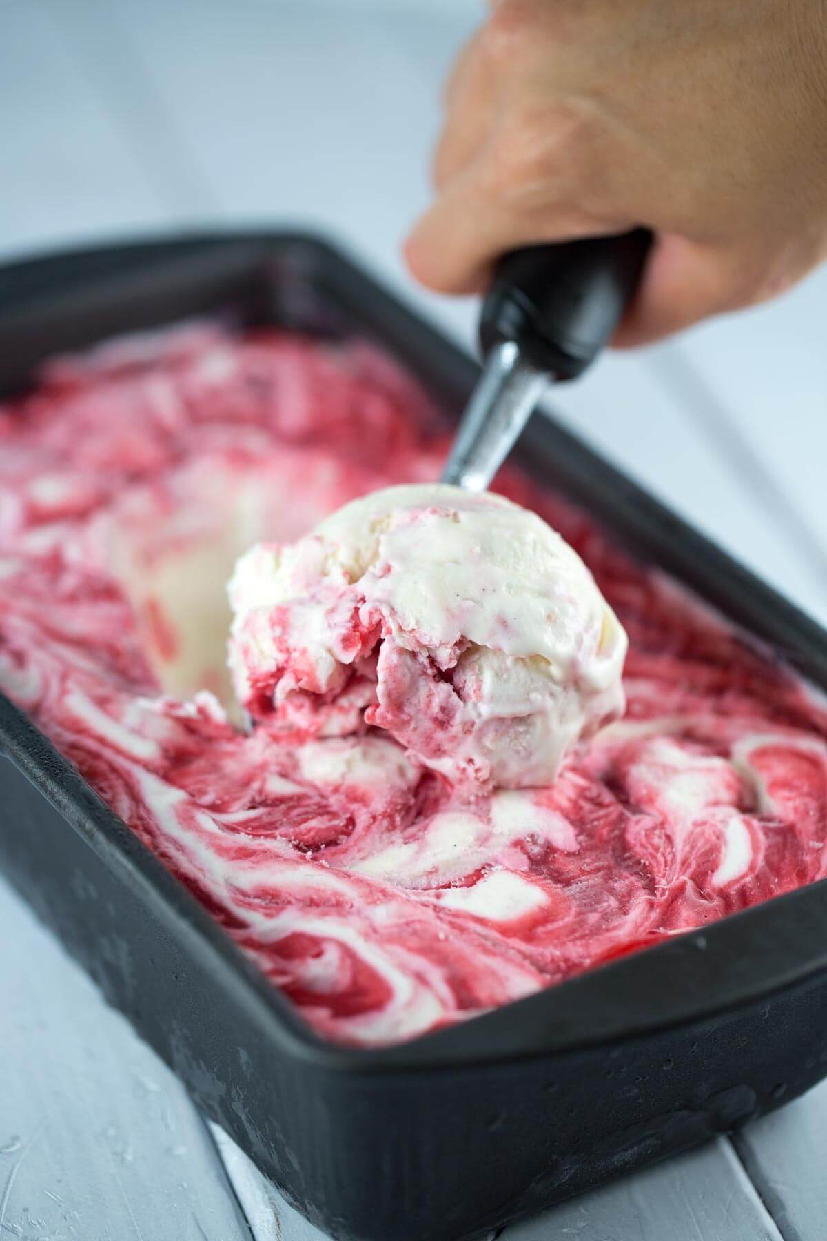 Raspberry No Churn Ice Cream - Recipes To Survive A Heatwave