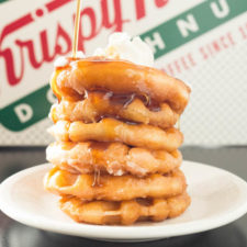 Leftover Krispy Kreme Donut Waffles Recipe