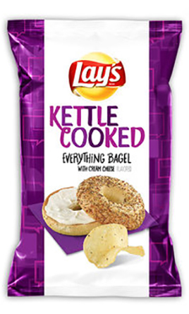 New Lays Chip Flavor Everything Bagel Potato Chips