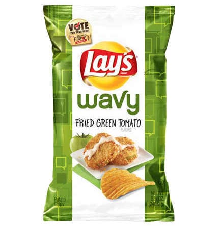 Lay's New Potato Chip Flavors - Fried Green Tomato