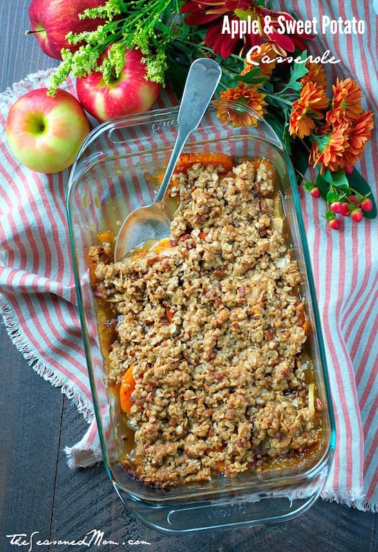 Easy Apple & Sweet Potato Casserole - Make Ahead Thanksgiving Recipes