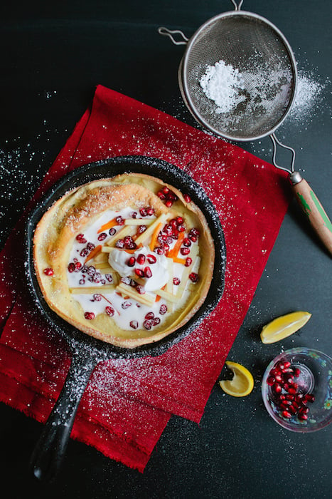 Christmas Holiday Dutch Baby - Best Christmas Breakfast Recipes