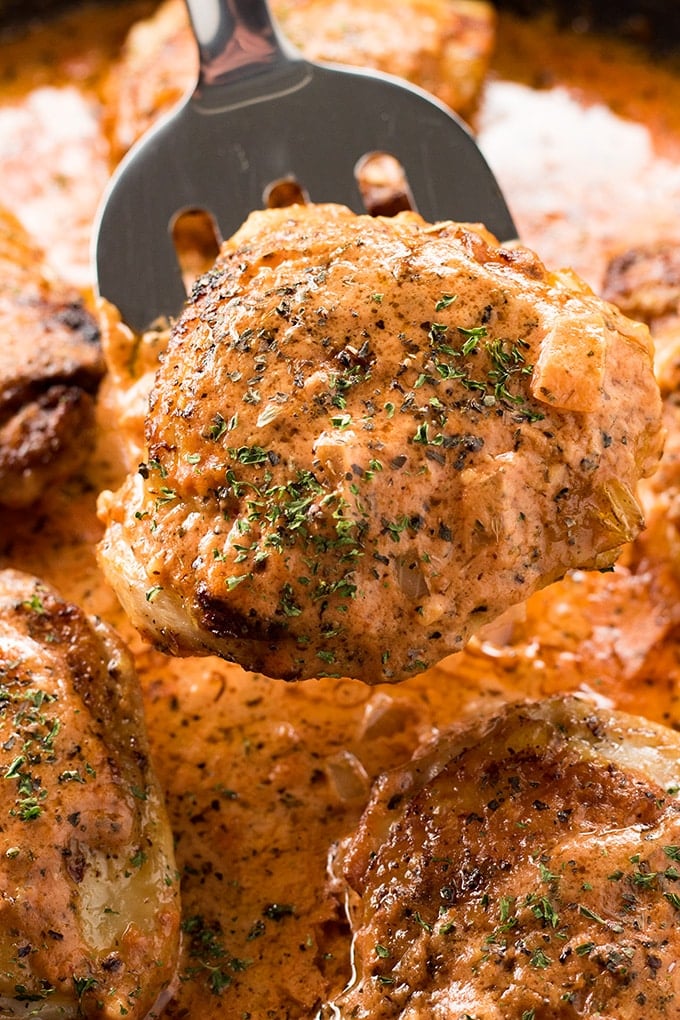 Baked BBQ Chicken Thighs - Basil And Bubbly