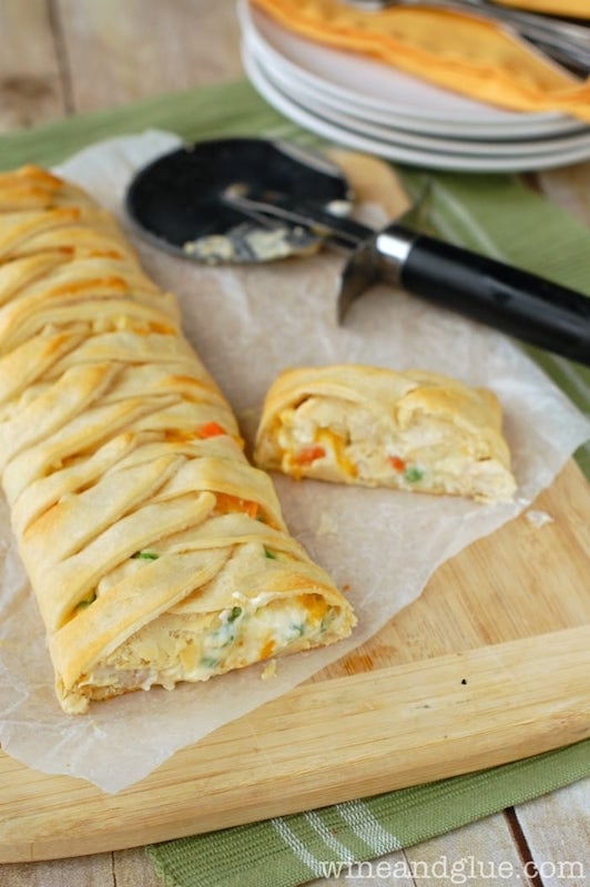 Easy Chicken Pot Pot Pie Crescent Braid Recipe