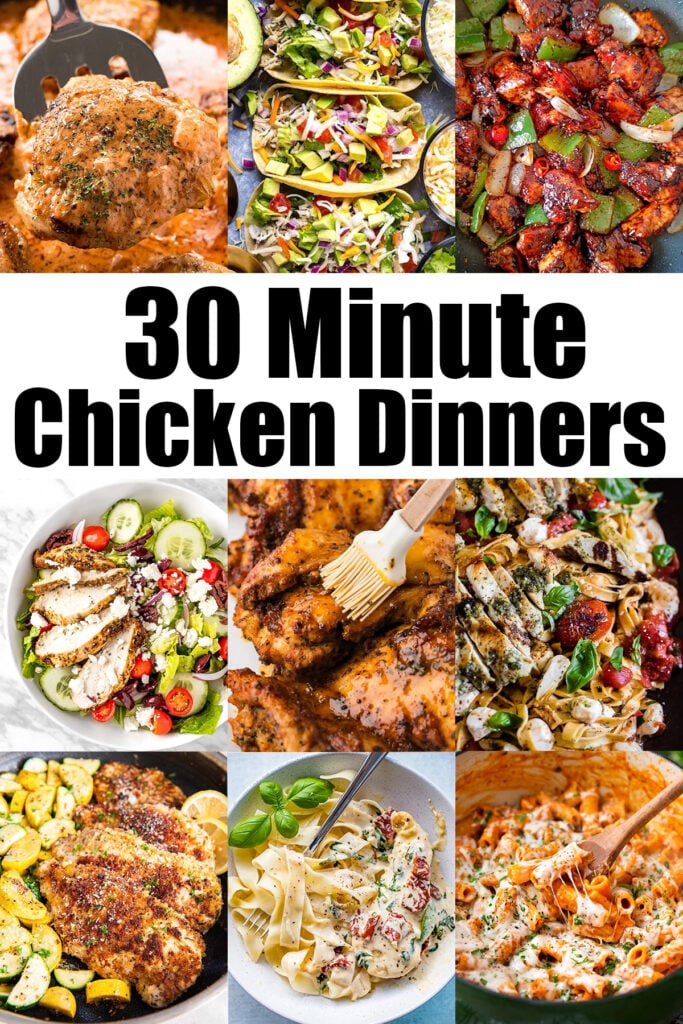 30 Minute Chicken Dinner Recipes