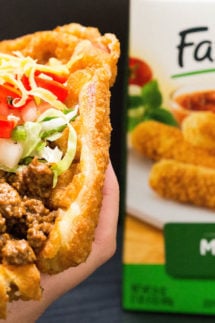 Waffled Mozzarella Stick Taco Recipe
