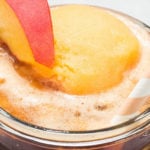 Peach Tea Float Recipe - Sweet Tea with Peach Sorbet Ice Cream