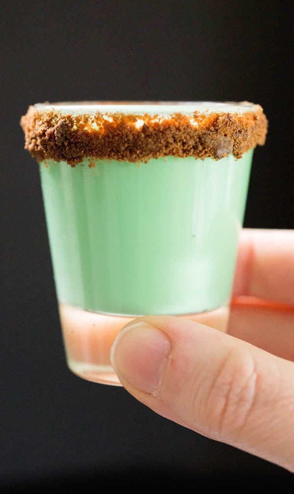 Girl Scout Cookie Thin Mint Shots