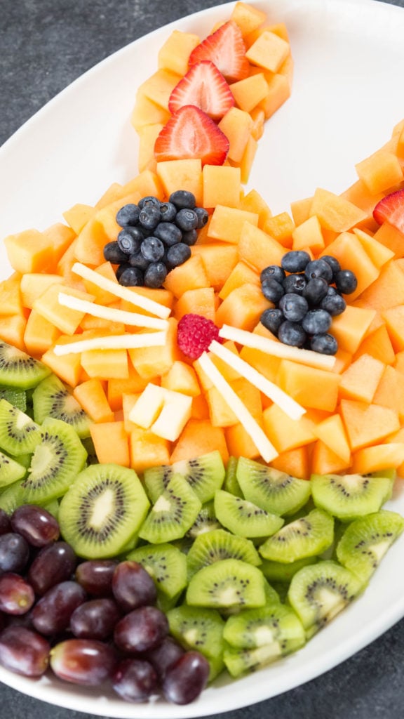 easter fruit platter