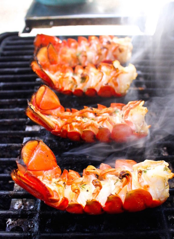 Lemon Butter Grilled Lobster Tails - Summer Recipes For The Grill