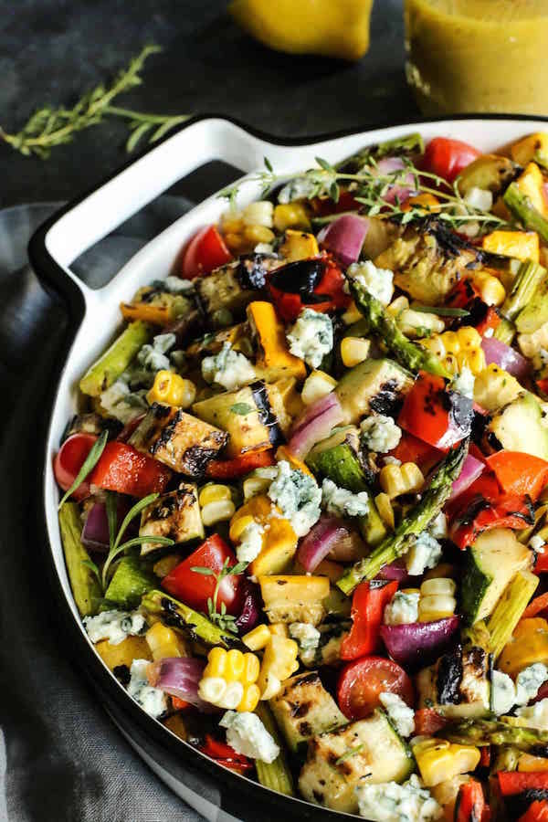 Grilled Vegetable Salad - Summer Recipes For The Grill