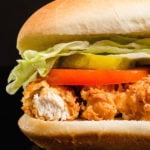 Homemade Chicken Tender Sub Sandwich