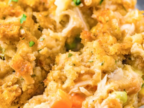 Turkey Stuffing Casserole