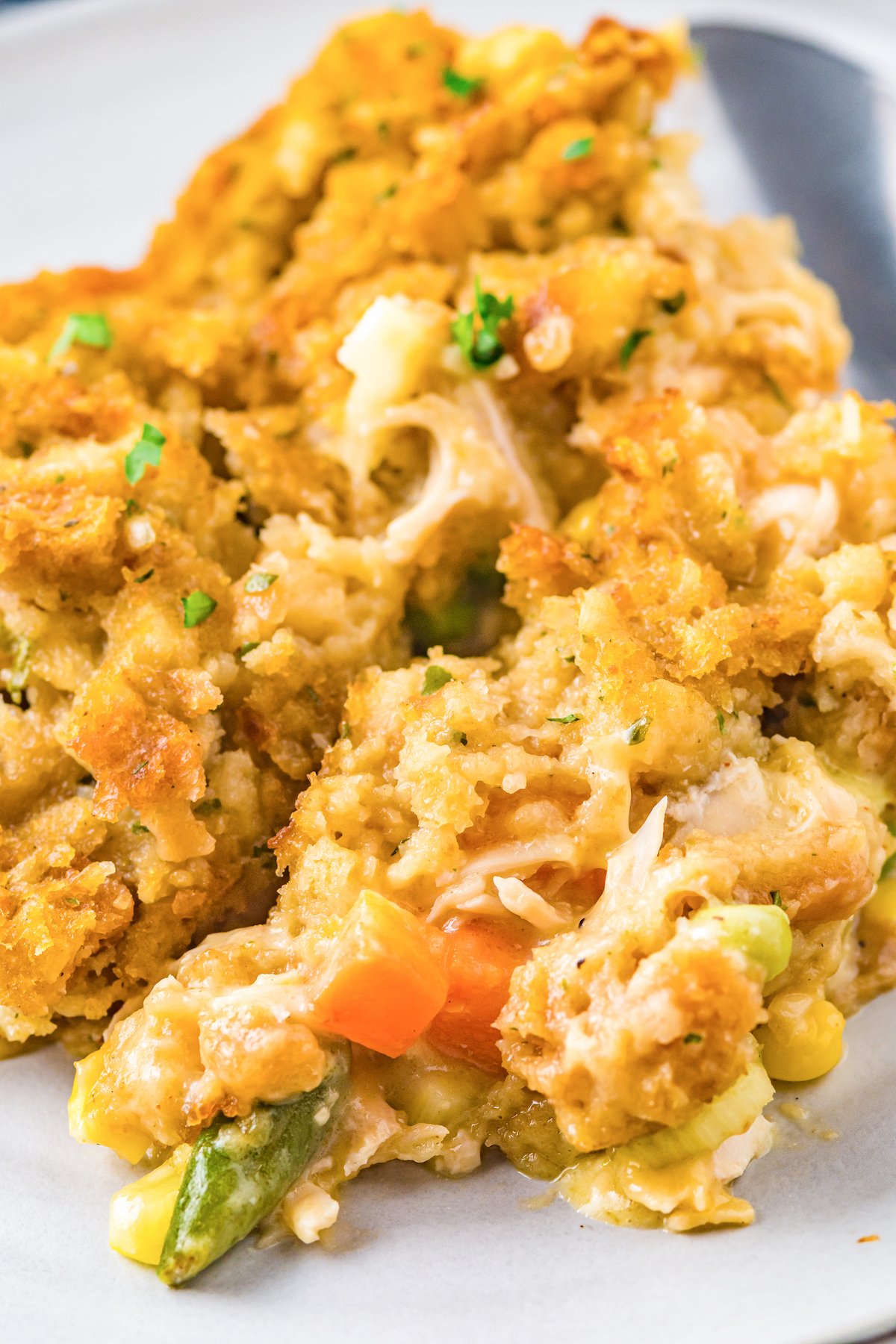 Turkey Stuffing Casserole