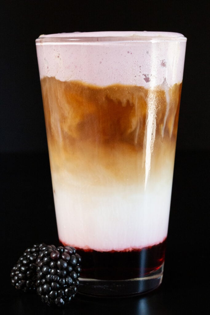 Blackberry Latte