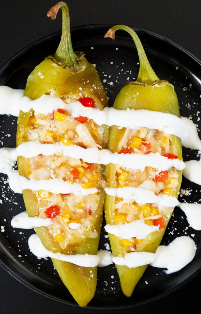 Stuffed Hatch Peppers